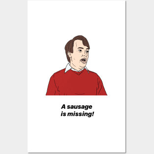 MARK CORRIGAN | A SAUSAGE IS MISSING! Posters and Art